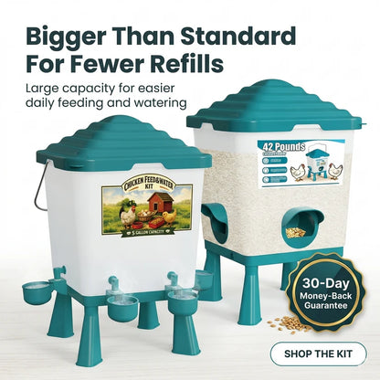 COZYORA™ Waterer and Feeder Set