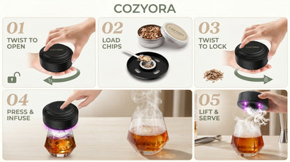 Cozyora™ Electric Whiskey Smoker Kit 2.0